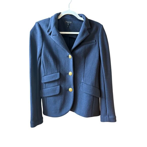 NEW Rag and bone slade military blazer navy salute size 2 - Picture 9 of 14